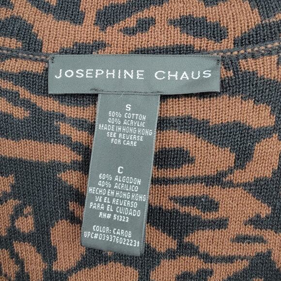Josephine‎ Chaus Women's Animal Print Cardigan Size Small - Picture 4 of 9